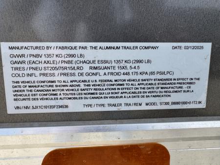 Used 2025 ATC ST300 Cargo / Enclosed Trailer
