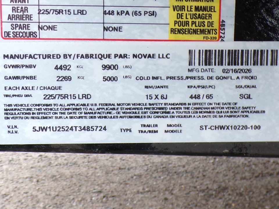 2026 Sure-Trac CHWX10220 photo 9
