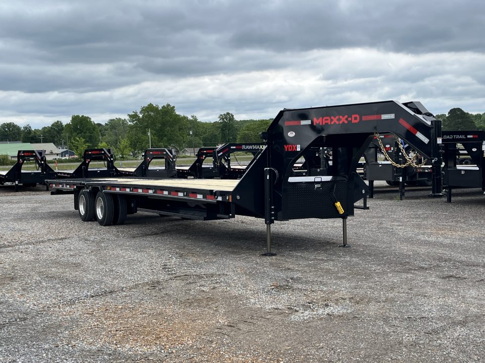 New 2027 MAXXD Hydraulic Dovetail Gooseneck Trailer | 34' x 102' 30K GVWR