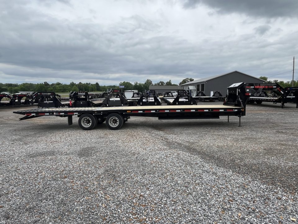 New 2027 MAXXD Hydraulic Dovetail Gooseneck Trailer | 34' x 102' 30K GVWR