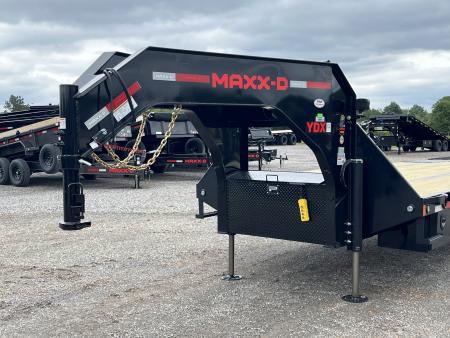 New 2027 MAXXD Hydraulic Dovetail Gooseneck Trailer | 34' x 102' 30K GVWR