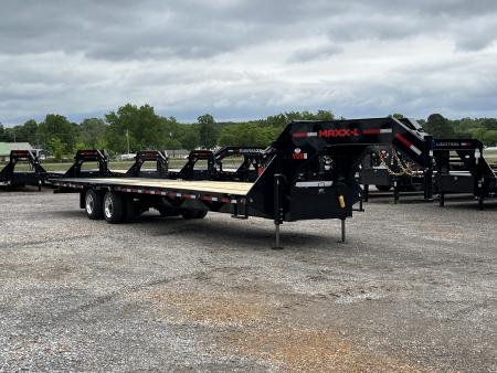 New 2027 MAXXD Hydraulic Dovetail Gooseneck Trailer | 34' x 102' 30K GVWR