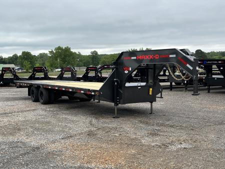New 2027 MAXXD Hydraulic Dovetail Gooseneck Trailer | 32' x 102' 25K GVWR