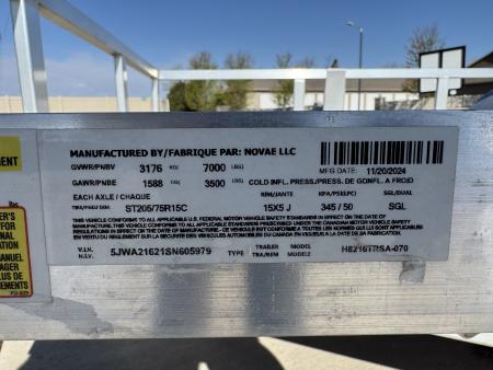 Used 2025 H&H Trailers TRSA-16 Utility Trailer