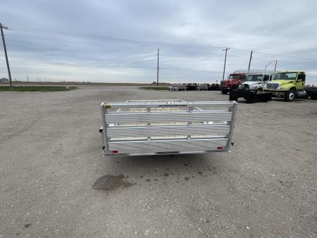 New 2026 H&H Trailers 76x12 Aluminum Rail Side Utility Trailer 3K Idler Utility Trailer