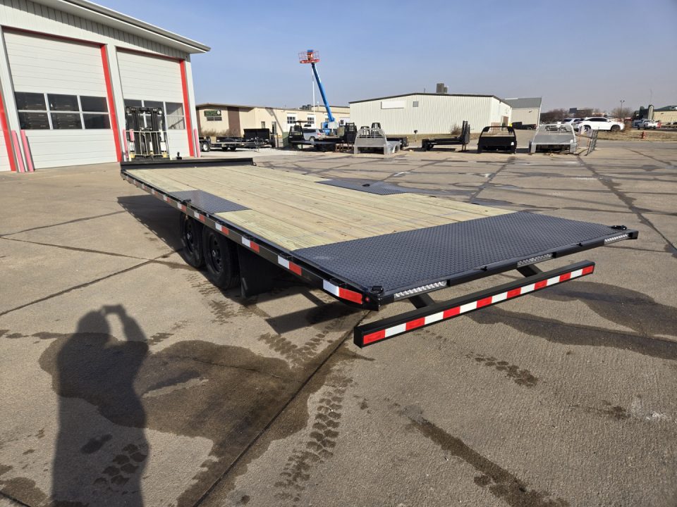 New 2026 H&H Trailers 102x24 Power Tilt Deckover 15K Equipment Trailer