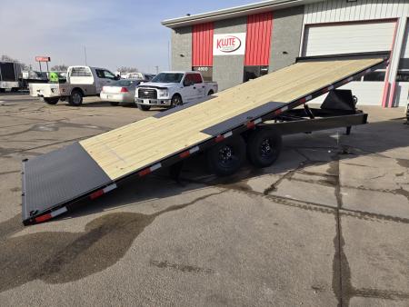 New 2026 H&H Trailers 102x24 Power Tilt Deckover 15K Equipment Trailer