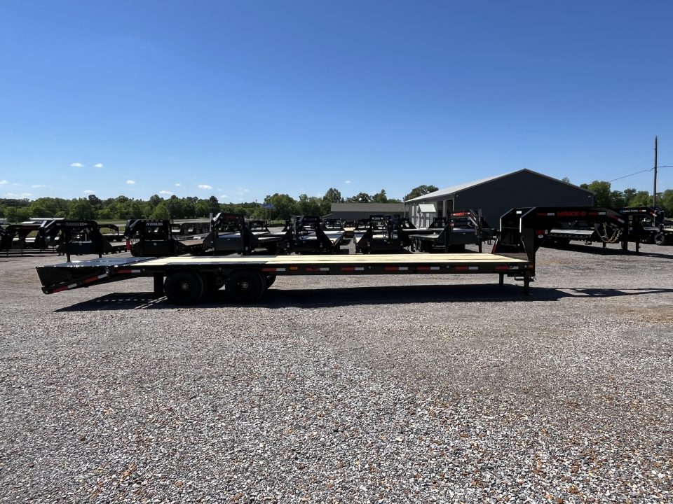 New 2027 MAXX-D 102"X32' 25K Gooseneck Flatbed Trailer