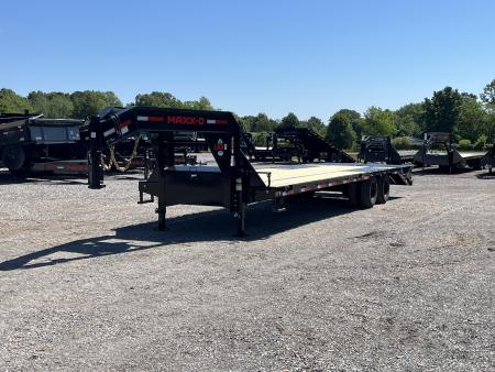 New 2027 MAXX-D 102"X32' 25K Gooseneck Flatbed Trailer