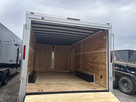New 2026 Homesteader Trailer 8.5 x 16 FT ENCLOSED 6.5 FT INT HEIGHT RAMP DOOR