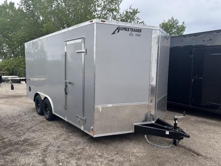 New 2026 Homesteader Trailer 8.5 x 16 FT ENCLOSED 6.5 FT INT HEIGHT RAMP DOOR