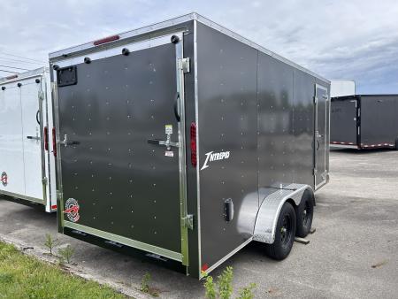 New 2026 Homesteader Trailer INTREPID 7 X 16 FT CARGO TRAILER RAMP DOOR 6' FT 6" INCHES  INTERIOR