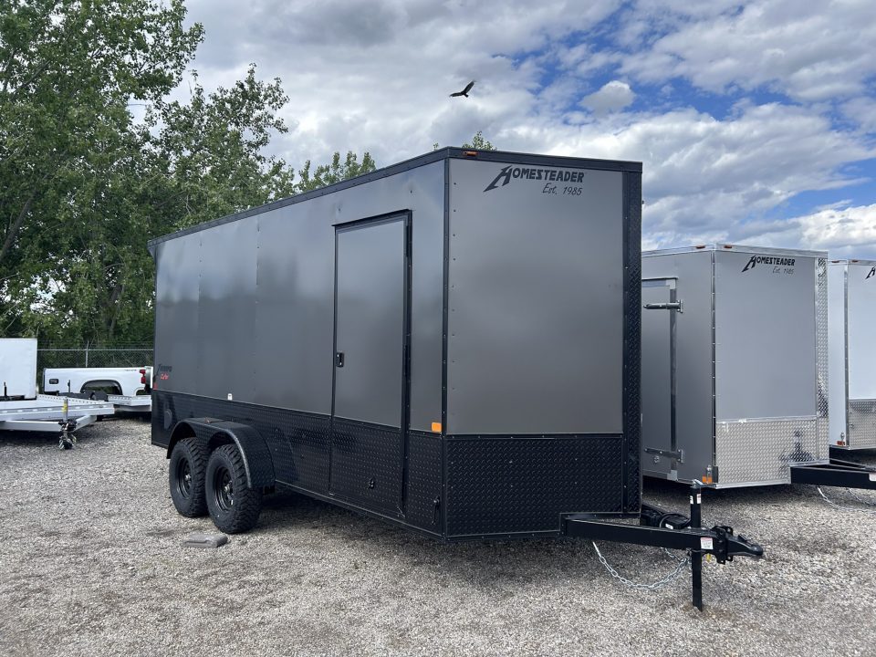 New 2026 Homesteader Trailer 7 X 16 FT INTREPID CARGO TRAILER  7' INT HEIGHT OVERLAND PACKAGE