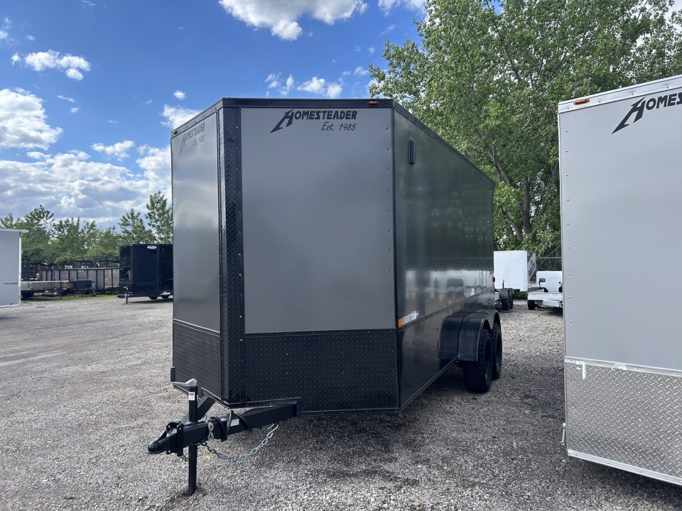 New 2026 Homesteader Trailer 7 X 16 FT INTREPID CARGO TRAILER  7' INT HEIGHT OVERLAND PACKAGE