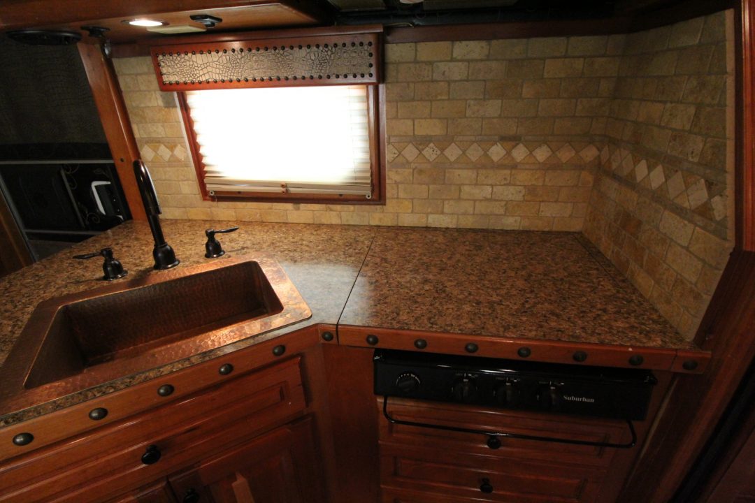 Used 2010 Platinum Coach Outlaw Interior 15' SW Living Quarters w/ Slide out - Generator - Slide out