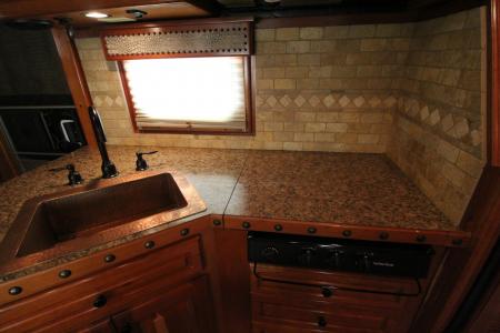 Used 2010 Platinum Coach Outlaw Interior 15' SW Living Quarters w/ Slide out - Generator - Slide out