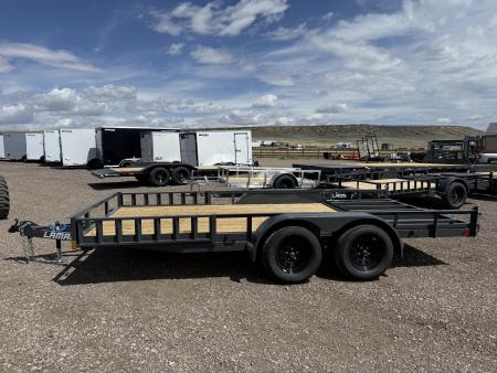 New 2026 Lamar 16' Utility Trailer - Side Rail Rails