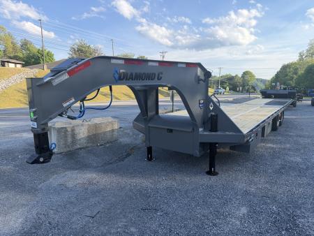 New 2026 Diamond C FMAX210 GOOSENECK TRAILER PACESETTER EDITION HYDRO DOVE & JACKS DIAS BRAKES ALUMINUM OUTER RIMS