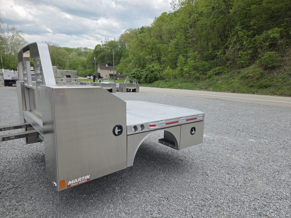 New Martin Truck Bodies 98x104 SBV Flatbed 8' DRW Longbed Chamfered Corners