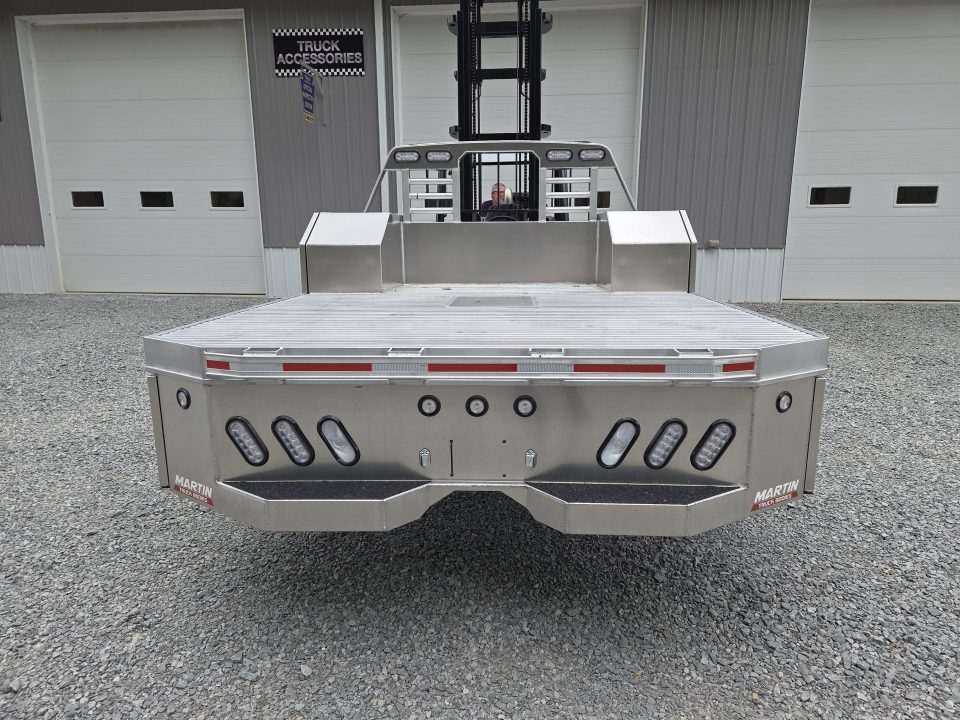 New Martin Truck Bodies 98x104 SBV Flatbed 8' DRW Longbed Chamfered Corners