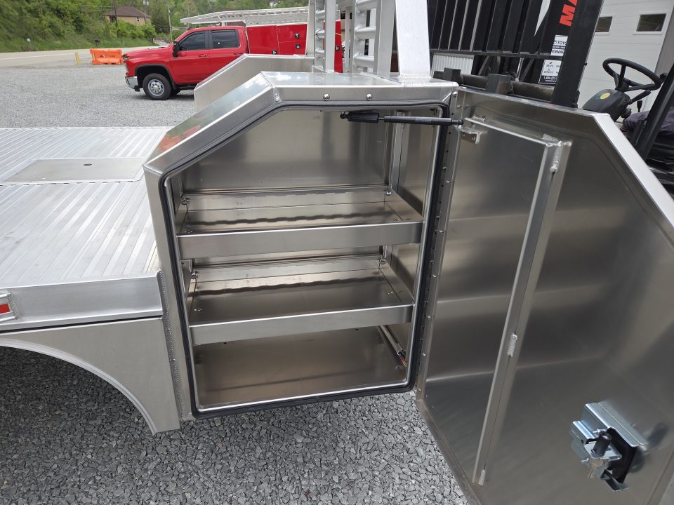 New Martin Truck Bodies 98x104 SBV Flatbed 8' DRW Longbed Chamfered Corners