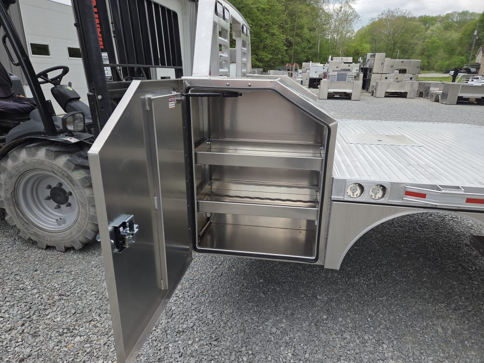 New Martin Truck Bodies 98x104 SBV Flatbed 8' DRW Longbed Chamfered Corners