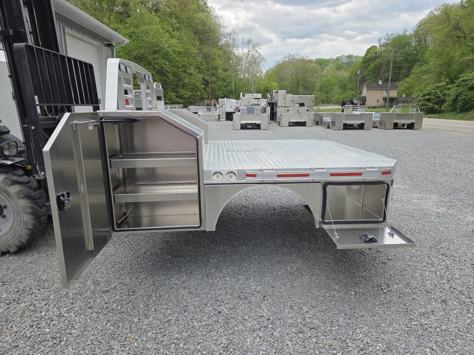 New Martin Truck Bodies 98x104 SBV Flatbed 8' DRW Longbed Chamfered Corners