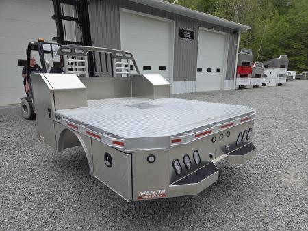 New Martin Truck Bodies 98x104 SBV Flatbed 8' DRW Longbed Chamfered Corners