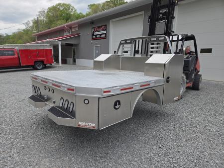 New Martin Truck Bodies 98x104 SBV Flatbed 8' DRW Longbed Chamfered Corners