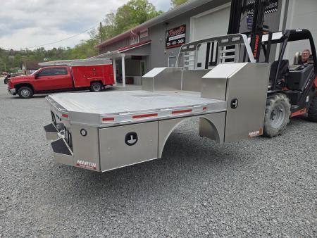 New Martin Truck Bodies 98x104 SBV Flatbed 8' DRW Longbed Chamfered Corners