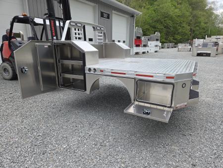 New Martin Truck Bodies 98x104 SBV Flatbed 8' DRW Longbed Chamfered Corners