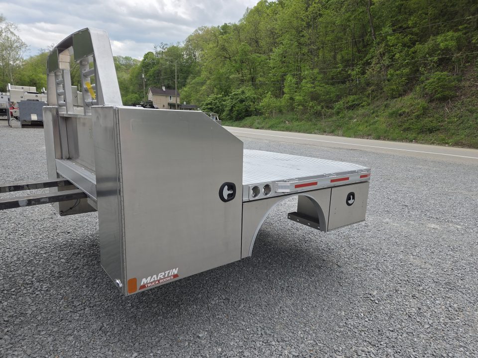 New Martin Truck Bodies 98x104 SBV Flatbed 8' DRW Longbed Chamfered Corners