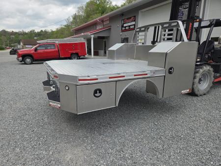 New Martin Truck Bodies 98x104 SBV Flatbed 8' DRW Longbed Chamfered Corners