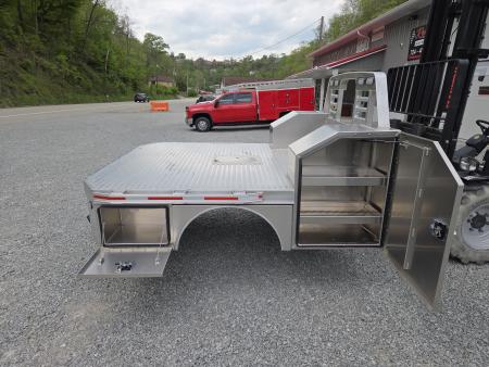 New Martin Truck Bodies 98x104 SBV Flatbed 8' DRW Longbed Chamfered Corners