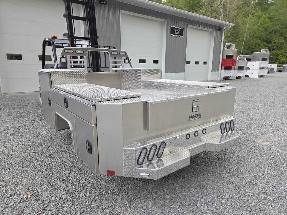 New Martin Truck Bodies Aluminum Gooseneck Service Body DRW 60" CA Cab and Chassis *Diamond Tread *Interior Lights *Work Lights