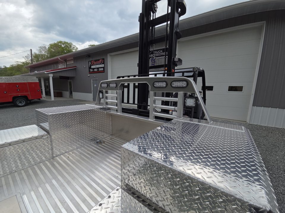 New Martin Truck Bodies Aluminum Gooseneck Service Body DRW 60" CA Cab and Chassis *Diamond Tread *Interior Lights *Work Lights