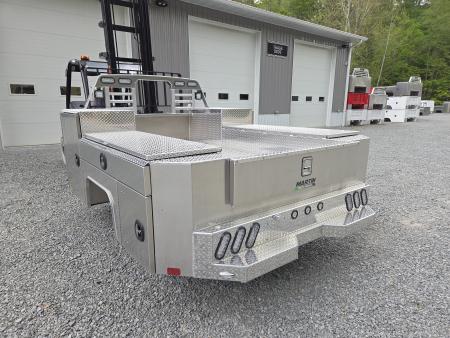 New Martin Truck Bodies Aluminum Gooseneck Service Body DRW 60" CA Cab and Chassis *Diamond Tread *Interior Lights *Work Lights