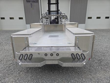 New Martin Truck Bodies Aluminum Gooseneck Service Body DRW 60" CA Cab and Chassis *Diamond Tread *Interior Lights *Work Lights