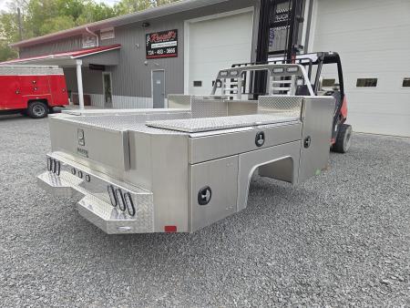 New Martin Truck Bodies Aluminum Gooseneck Service Body DRW 60  CA Cab and Chassis Diamond Tread