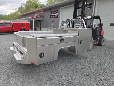 New Martin Truck Bodies Aluminum Gooseneck Service Body DRW 60" CA Cab and Chassis *Diamond Tread *Interior Lights *Work Lights