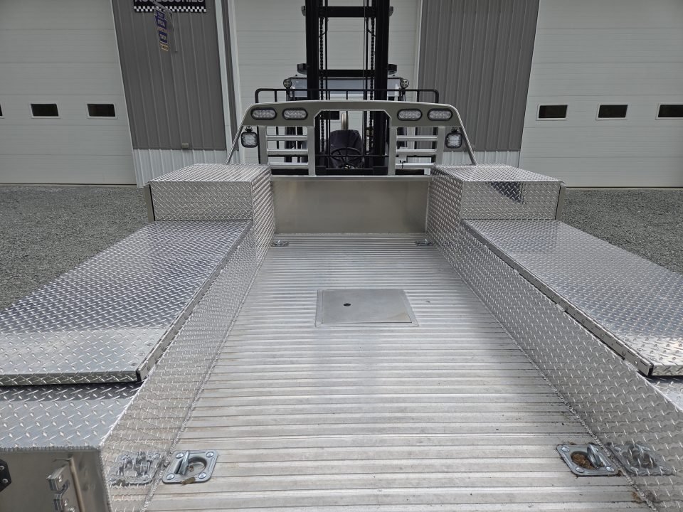New Martin Truck Bodies Aluminum Gooseneck Service Body DRW 60" CA Cab and Chassis Diamond Tread w/Tool Drawer