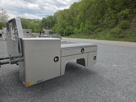 New Martin Truck Bodies Aluminum Gooseneck Service Body DRW 60" CA Cab and Chassis Diamond Tread w/Tool Drawer