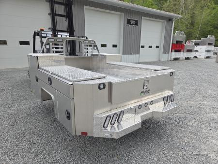 New Martin Truck Bodies Aluminum Gooseneck Service Body DRW 60" CA Cab and Chassis Diamond Tread w/Tool Drawer