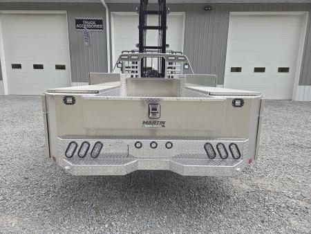 New Martin Truck Bodies Aluminum Gooseneck Service Body DRW 60" CA Cab and Chassis Diamond Tread w/Tool Drawer