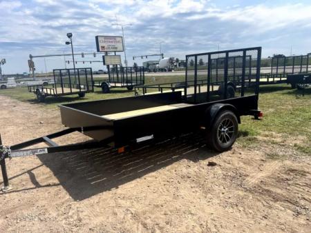 New NEW 80 x10 Teske Manufacturing Utility Trailer w/ Aluminum Wheels