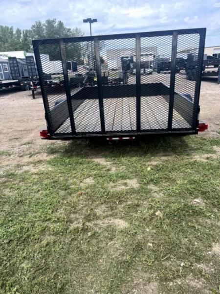 New NEW 80"x10 Teske Manufacturing Utility Trailer w/ Aluminum Wheels
