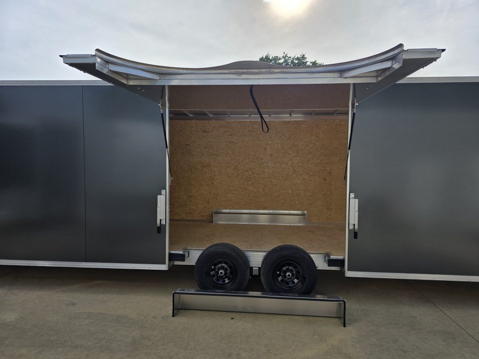 New 2026 Alcom Xpress 8.5x28 TA3 Aluminum Screwless Enclosed Car Hauler | 10K | 7' Interior | 4 Year Nationwide Warranty | Dexter Axles | 1093