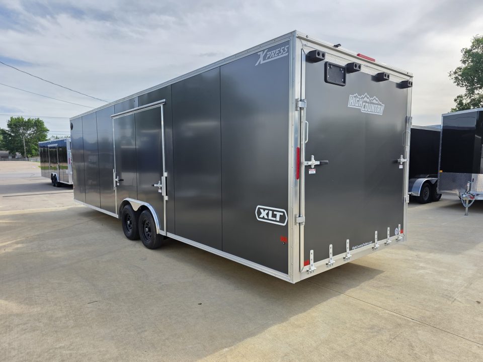 New 2026 Alcom Xpress 8.5x28 TA3 Aluminum Screwless Enclosed Car Hauler | 10K | 7' Interior | 4 Year Nationwide Warranty | Dexter Axles | 1093