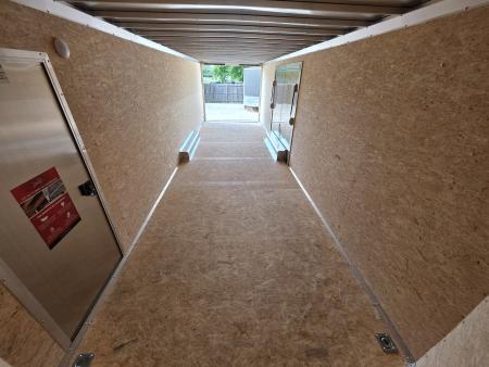New 2026 Alcom Xpress 8.5x28 TA3 Aluminum Screwless Enclosed Car Hauler | 10K | 7' Interior | 4 Year Nationwide Warranty | Dexter Axles | 1093
