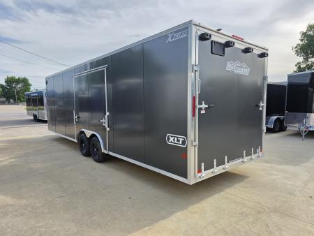 New 2026 Alcom Xpress 8.5x28 TA3 Aluminum Screwless Enclosed Car Hauler | 10K | 7' Interior | 4 Year Nationwide Warranty | Dexter Axles | 1093